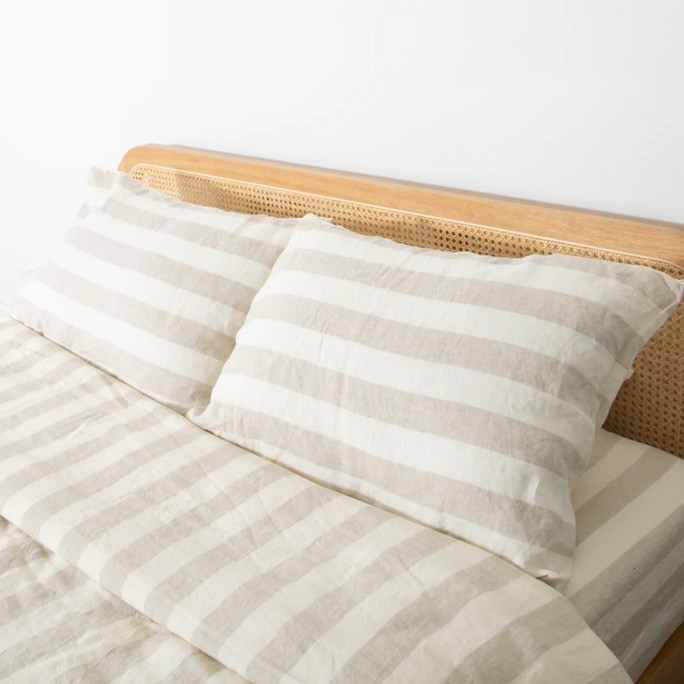 Native Natural Pillow Case Natural 100% Linen – Breathable & Hypoallergenic Native Natural Pillow Case Natural 100% Linen – Breathable & Hypoallergenic