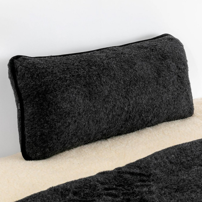 Native Natural Cushion Black Merino Wool Native Natural Cushion Black Merino Wool