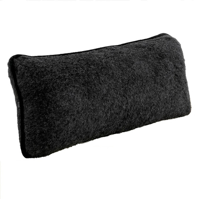 Native Natural Cushion Black Merino Wool