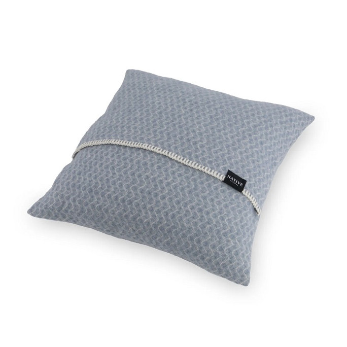 Native Natural Cushion Grey Wool – Plush & Tactile