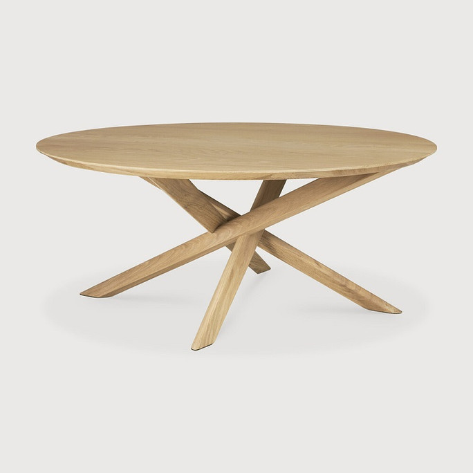 Ethnicraft Mikado Oak Round Coffee Table