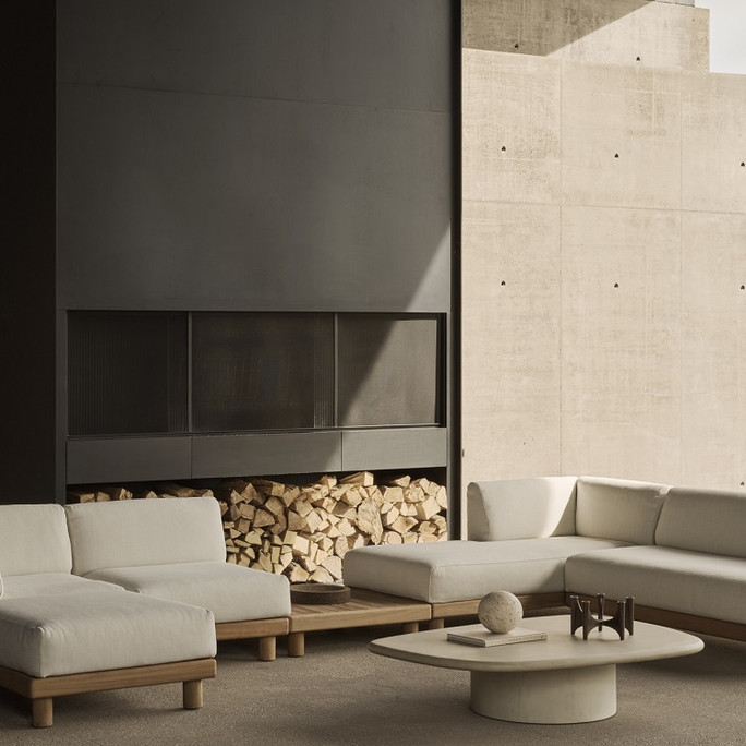 Ethnicraft Elements Pebble Outdoor Coffee Table