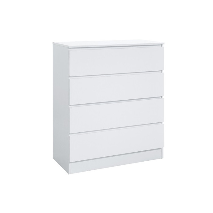 Oslo Chest of 4 Drawers White, Scandi