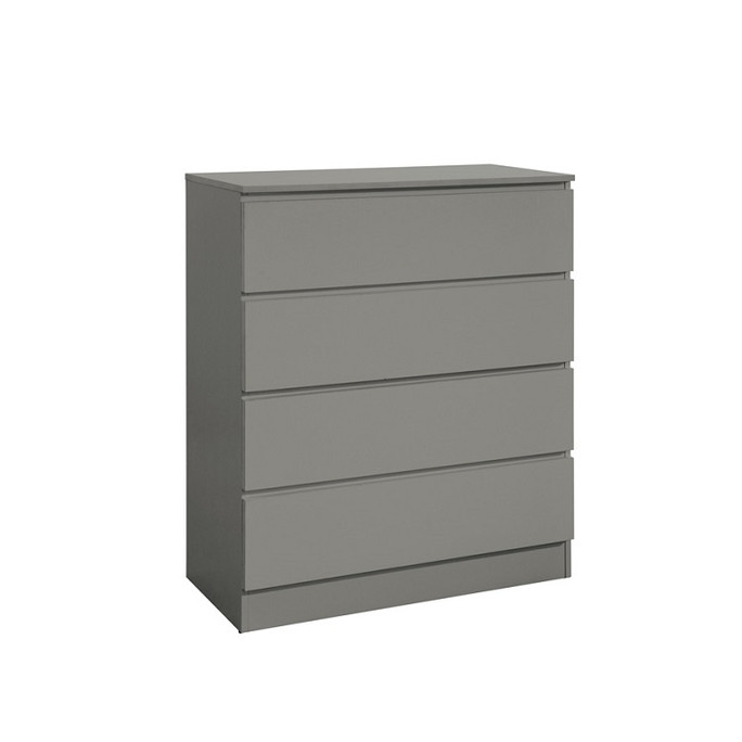 Oslo Chest of 4 Drawers Grey, Scandi
