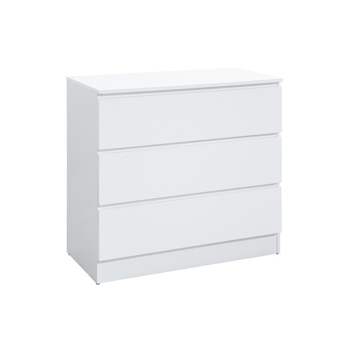 Oslo Chest of 3 Drawers White, Scandi