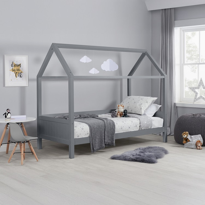Home Kids Bed Grey