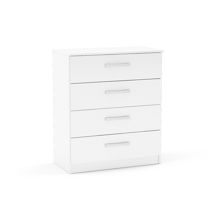 Lynx Chest of 4 Drawers White