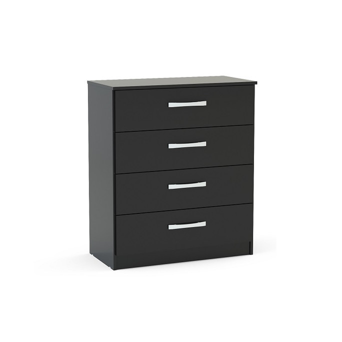 Lynx Chest of 4 Drawers Black