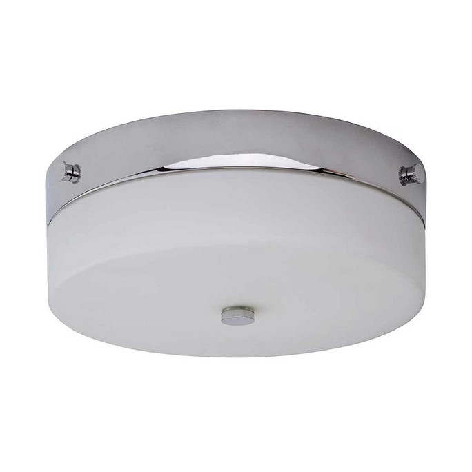 Elstead Tamar Polished Chrome Bathroom Flush Ceiling Light