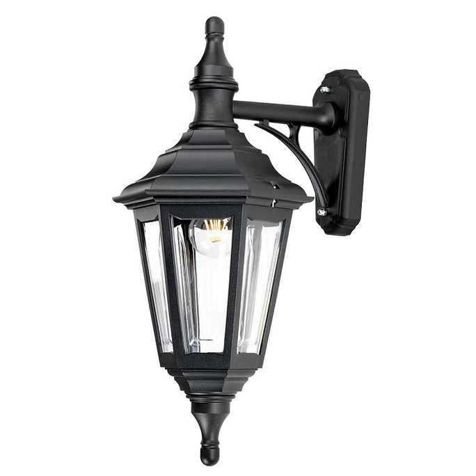 Elstead Kinsale Black Coastal Wall Lantern 1 Light