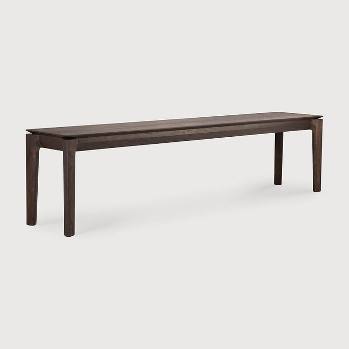 Ethnicraft Bok Brown Oak Bench - 126 cm OUTLET