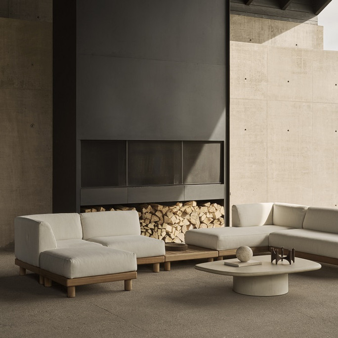 Ethnicraft Teak Monocle Outdoor Coffee Table