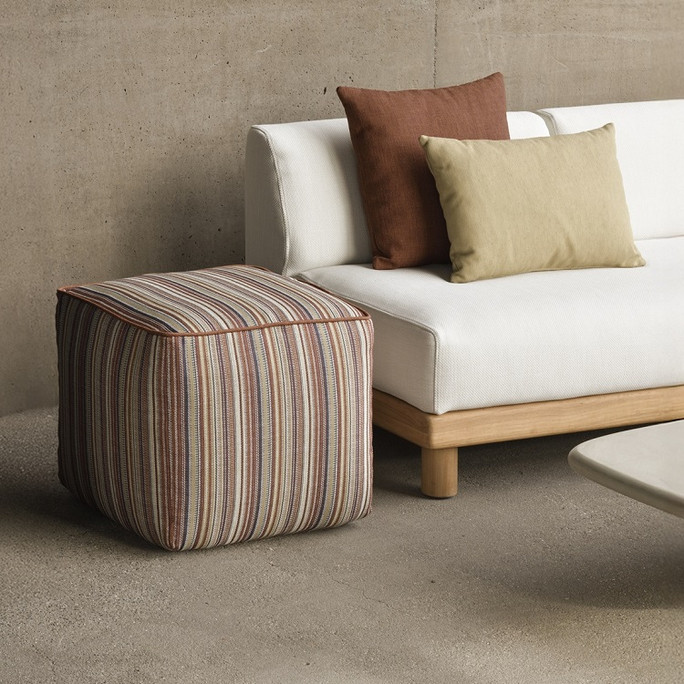 Ethnicraft Zahara 50 x 50 cm Outdoor Cushion - Terracotta