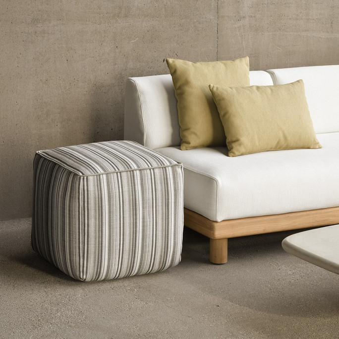 Ethnicraft Zahara 50 x 50 cm Outdoor Cushion - Straw