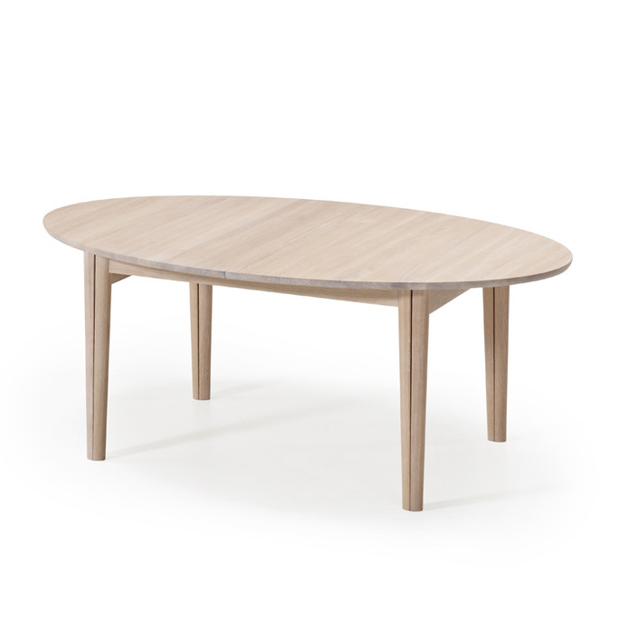 Skovby White Oiled Oak Extending Dining Table #78 Skovby White Oiled Oak Extending Dining Table #78