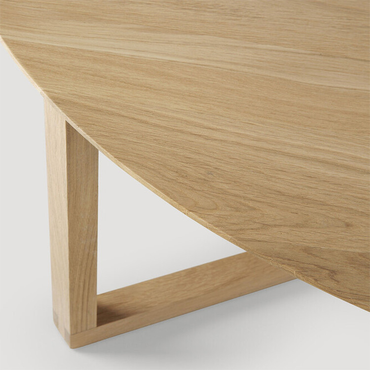 Ethnicraft Oak Tripod Coffee Table 4 Living