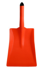 Orange Short Handle Plastic Shovel
