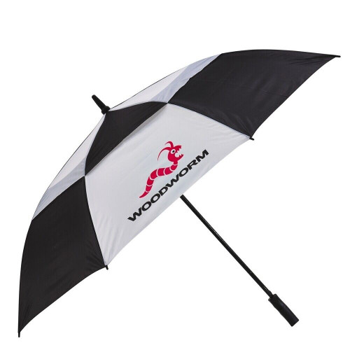 3x Woodworm 60" Premium Double Canopy Golf Umbrellas