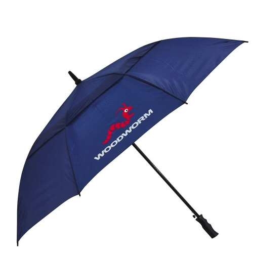 3x Woodworm 60" Premium Double Canopy Golf Umbrellas