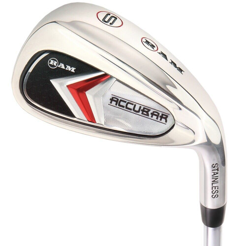 Ram Golf Accubar Mens Right Hand Iron Set 6-7-8-9-PW-SW - HYBRID INCLUDED Ram Golf Accubar Mens Right Hand Iron Set 6-7-8-9-PW-SW - HYBRID INCLUDED