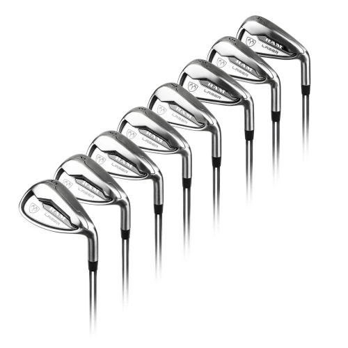 Ram Golf Laser -1 Inch Golf Iron Set 4-SW, Mens Right Hand, Steel Shaft, Regular Flex