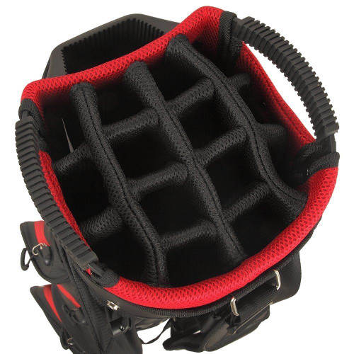 Ram Golf Waterproof Cart Trolley Bag 14 Way Club Dividers Black/Grey