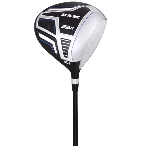Ram Golf SDX Mens Golf Clubs Set + Bag, Left Hand, Graphite/Steel