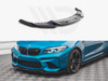 Maxton Design Gloss Black Front Splitter V.3 BMW M2 F87 (2016-2020) Maxton Design Gloss Black Front Splitter V.3 BMW M2 F87 (2016-2020)