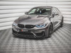 Maxton Design Gloss Black Front Splitter BMW M4 F82 (2014-) Maxton Design Gloss Black Front Splitter BMW M4 F82 (2014-)