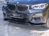 Maxton Design Gloss Black Front Splitter BMW X4 M Sport G02 (2018-2021)