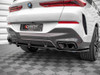 Maxton Design Gloss Black Central Rear Splitter (Vertical Bars) BMW X6 M-Pack G06 (2019-) Maxton Design Gloss Black Central Rear Splitter (Vertical Bars) BMW X6 M-Pack G06 (2019-)