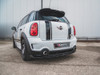 Maxton Design Gloss Black Central Rear Splitter Mini Countryman JCW Mk1 (2012-2016)