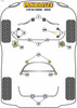 Powerflex Transfer Case Bush Insert (Standard) - E70 X5 (2006-2013) - PFF5-1428 Powerflex Transfer Case Bush Insert (Standard) - E70 X5 (2006-2013) - PFF5-1428