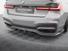 Maxton Design Prepreg Carbon Fiber Rear Splitter BMW 7 M-Pack G11 / G12 Facelift