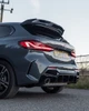 BMW M135i & 1 Series Dual Exit (128ti, 120d, 120i) F40 EVO-1 Gloss Black Rear Diffuser by ZAERO (2019-2024)