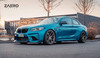 BMW M2 F87 EVO-S Gloss Black Front Splitter by ZAERO (2015-2018)