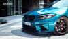 BMW M2 F87 EVO-S Gloss Black Front Splitter by ZAERO (2015-2018)
