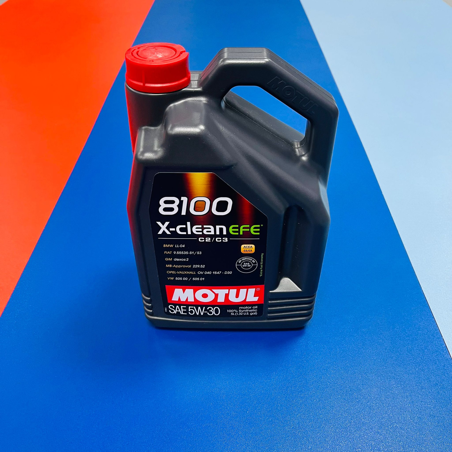 Motul 8100 X-clean EFE 5W-30 Synthetic Oil 5 Liters (109471), 5 l, 1 Pack