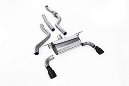 Milltek Cat-back - Road. Ceramic Black Tips - M 135i 3 & 5 Door (F21 & F20) - 2012-