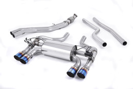 Milltek Cat-back - Hollowtek Twin Valved system with Burnt Titanium GT-90 Trims - F87 M2 Coupe - 2016- Milltek Cat-back - Hollowtek Twin Valved system with Burnt Titanium GT-90 Trims - F87 M2 Coupe - 2016-