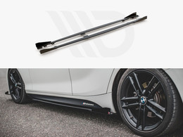 Maxton Design Black + Gloss Flaps Racing Durability Side Skirts Diffusers V2 (+Flaps) BMW 1 F20 M135I / M140I / M-Pack (2011-2019) Maxton Design Black + Gloss Flaps Racing Durability Side Skirts Diffusers V2 (+Flaps) BMW 1 F20 M135I / M140I / M-Pack (2011-2019)