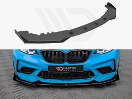 Maxton Design Black + Gloss Flaps Street Pro Front Splitter V.1 (+Flaps) BMW M2 Competition F87 (2018-2020) Maxton Design Black + Gloss Flaps Street Pro Front Splitter V.1 (+Flaps) BMW M2 Competition F87 (2018-2020)