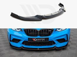 Maxton Design Gloss Black Front Splitter V.2 BMW M2 Competition F87 (2018-2020) Maxton Design Gloss Black Front Splitter V.2 BMW M2 Competition F87 (2018-2020)