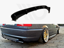 Maxton Design Gloss Black Central Rear Splitter BMW 3 E46 Mpack Coupe (With Vertical Bars) Maxton Design Gloss Black Central Rear Splitter BMW 3 E46 Mpack Coupe (With Vertical Bars)