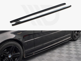 Maxton Design Gloss Black Side Skirts Diffusers V.2 BMW 3 Coupe M-Pack E46 (1999-2005) Maxton Design Gloss Black Side Skirts Diffusers V.2 BMW 3 Coupe M-Pack E46 (1999-2005)