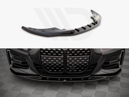 Maxton Design Gloss Black Front Splitter V.1 BMW 4 M-Pack G22 (2020-) Maxton Design Gloss Black Front Splitter V.1 BMW 4 M-Pack G22 (2020-)