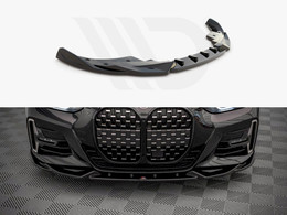Maxton Design Gloss Black Front Splitter V.2 BMW 4 M-Pack G22 (2020-) Maxton Design Gloss Black Front Splitter V.2 BMW 4 M-Pack G22 (2020-)