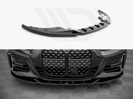Maxton Design Gloss Black Front Splitter V.4 BMW 4 M-Pack G22 (2020-) Maxton Design Gloss Black Front Splitter V.4 BMW 4 M-Pack G22 (2020-)
