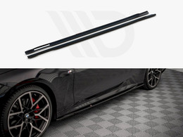 Maxton Design Gloss Black Side Skirts Diffusers V.3 BMW 4 M-Pack G22 (2020-) Maxton Design Gloss Black Side Skirts Diffusers V.3 BMW 4 M-Pack G22 (2020-)