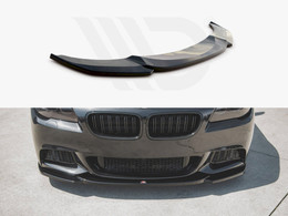 Maxton Design Gloss Black Front Splitter V4 BMW 5 F10/F11 M-Pack (2011-2017) Maxton Design Gloss Black Front Splitter V4 BMW 5 F10/F11 M-Pack (2011-2017)